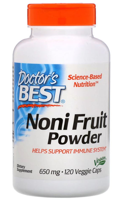 Doctor's Best Noni Fruit Powder, 650mg - 120 vcaps - Health and Wellbeing at MySupplementShop by Doctor's Best