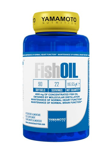 Yamamoto Nutrition Fish Oil - 90 softgels | High-Quality Combination Multivitamins & Minerals | MySupplementShop.co.uk