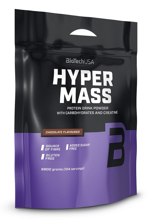 BioTechUSA Hyper Mass, Chocolate - 6800 grams | High-Quality Weight Gainers & Carbs | MySupplementShop.co.uk