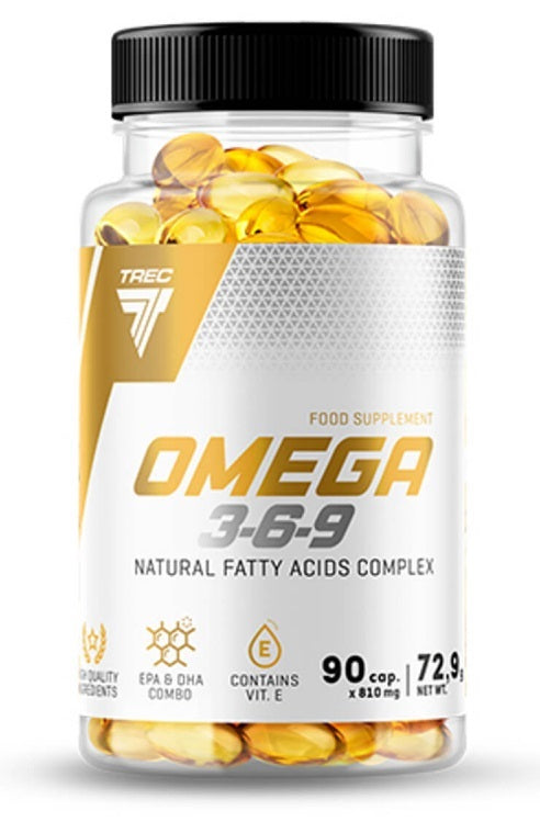 Trec Nutrition Omega 3-6-9 - 90 caps | High-Quality Omegas, EFAs, CLA, Oils | MySupplementShop.co.uk