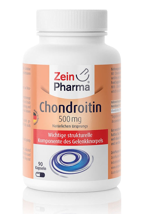 Zein Pharma Chondroitin, 500mg - 90 caps | High-Quality Joint Support | MySupplementShop.co.uk