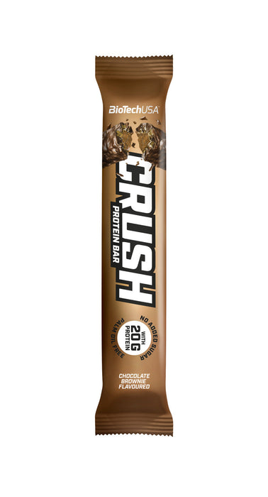 BioTechUSA Crush Bar, Chocolate Brownie - 12 x 64g - Protein Bars at MySupplementShop by BioTechUSA