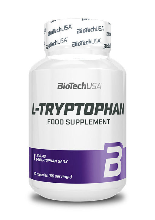 BioTechUSA L-Tryptophan - 60 caps | High-Quality Amino Acids and BCAAs | MySupplementShop.co.uk