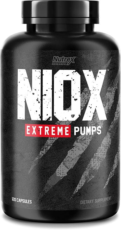 Nutrex NIOX - 120 liquid caps | High-Quality Nitric Oxide Boosters | MySupplementShop.co.uk