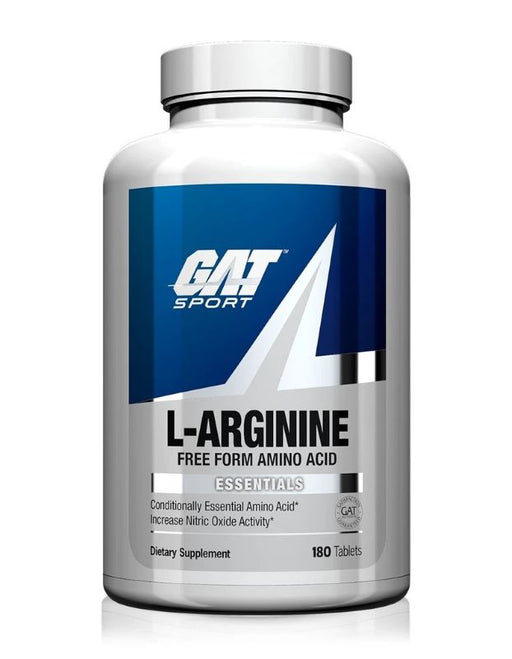 GAT L-Arginine, 1000mg - 180 tablets | High-Quality Amino Acids and BCAAs | MySupplementShop.co.uk