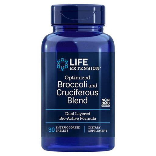 Life Extension Optimized Broccoli and Cruciferous Blend - 30 enteric coated tabs - Health and Wellbeing at MySupplementShop by Life Extension