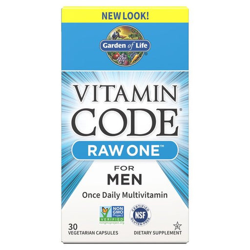 Garden of Life Vitamin Code Raw One for Men - 30 vcaps | High-Quality Vitamins & Minerals | MySupplementShop.co.uk