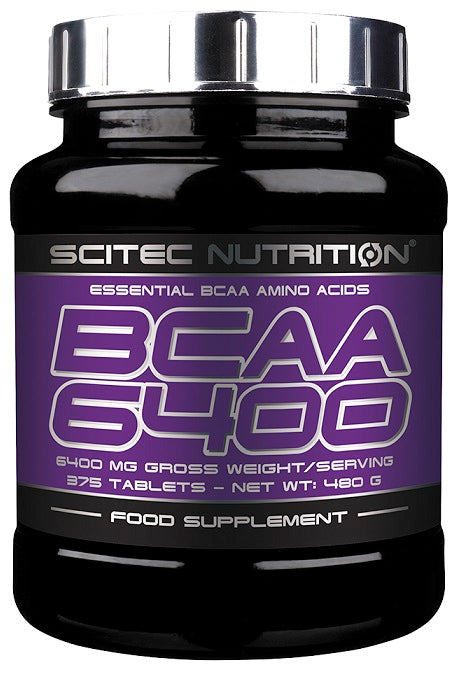 SciTec BCAA 6400 - 375 tablets | High-Quality Amino Acids and BCAAs | MySupplementShop.co.uk