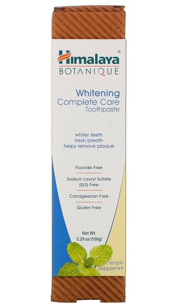 Himalaya Whitening Complete Care Toothpaste, Simply Peppermint - 150g | High Quality Oral Care Supplements at MYSUPPLEMENTSHOP.co.uk