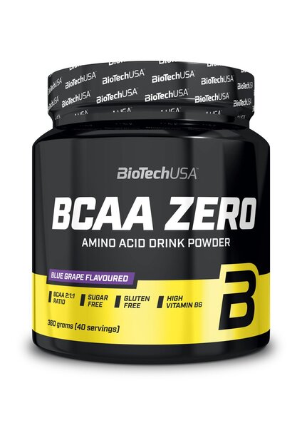 BioTechUSA BCAA Zero, Peach Ice Tea - 360 grams | High-Quality Amino Acids and BCAAs | MySupplementShop.co.uk