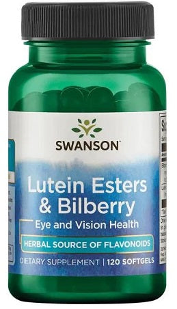 Swanson Lutein Esters & Bilberry - 120 softgels | High Quality Eye Health Supplements at MYSUPPLEMENTSHOP.co.uk