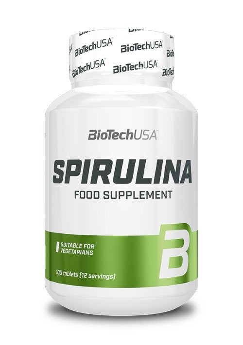 BioTechUSA Spirulina - 100 tablets (EAN 5999076234110) | High-Quality Spirulina | MySupplementShop.co.uk