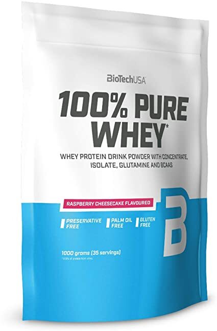 BioTechUSA 100% Pure Whey, Raspberry Cheesecake - 1000 grams - Protein at MySupplementShop by BioTechUSA