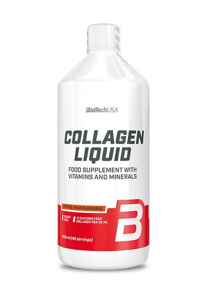 BioTechUSA Collagen Liquid, Tropical Fruit - 1000 ml. | High-Quality Sports Supplements | MySupplementShop.co.uk