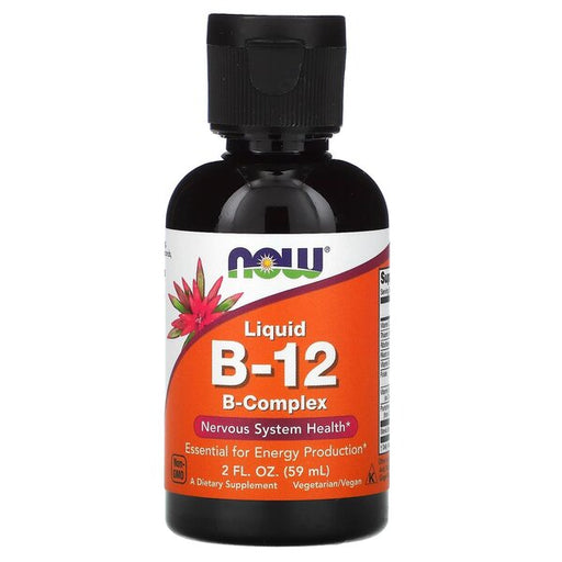 NOW Foods Vitamin B-12 Liquid B-Complex - 59 ml. | High-Quality Vitamins & Minerals | MySupplementShop.co.uk