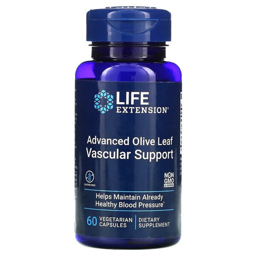 Life Extension Advanced Olive Leaf Vascular Support - 60 vcaps - Health and Wellbeing at MySupplementShop by Life Extension