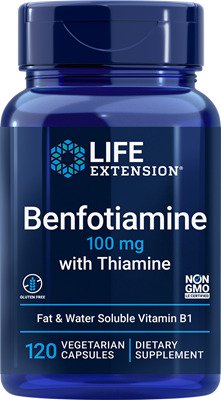 Life Extension Benfotiamine with Thiamine, 100mg - 120 vcaps - Slimming and Weight Management at MySupplementShop by Life Extension