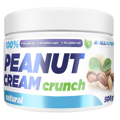 Allnutrition 100% Peanut Cream, Crunch - 500g | High-Quality Combination Multivitamins & Minerals | MySupplementShop.co.uk