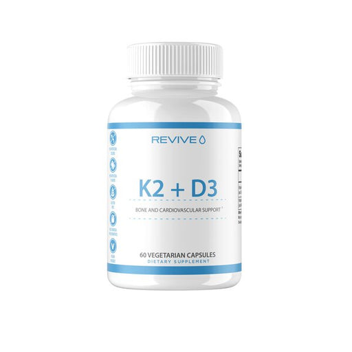 Revive K2 + D3 - 60 vcaps | High-Quality Vitamins, Minerals & Supplements | MySupplementShop.co.uk