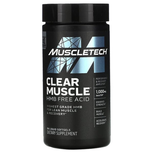 MuscleTech Clear Muscle - 84 liquid softgels | High-Quality Amino Acids and BCAAs | MySupplementShop.co.uk