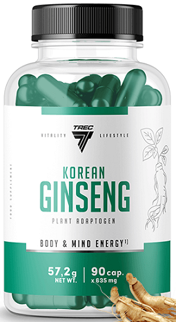 Trec Nutrition Korean Ginseng - 90 caps | High-Quality Sports Supplements | MySupplementShop.co.uk