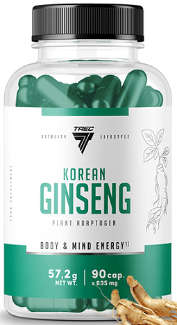 Trec Nutrition Korean Ginseng - 90 caps - Health and Wellbeing at MySupplementShop by Trec Nutrition