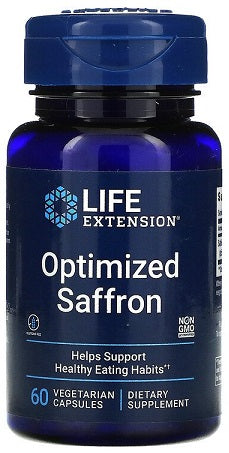 Life Extension Optimized Saffron - 60 vcaps | High-Quality Slimming and Weight Management | MySupplementShop.co.uk