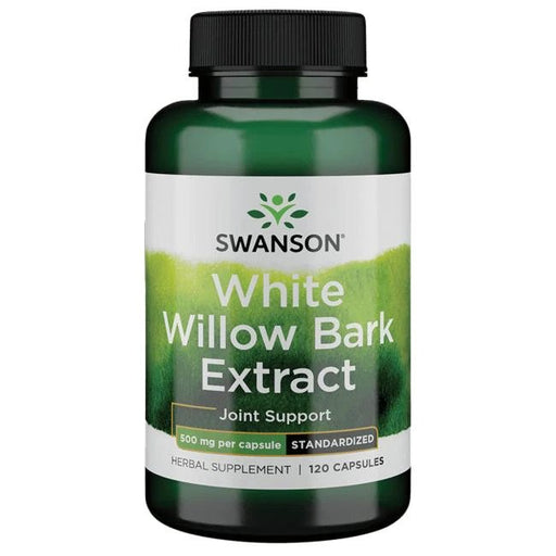 Swanson White Willow Bark Extract, 500mg - 120 caps | High-Quality Sports Supplements | MySupplementShop.co.uk