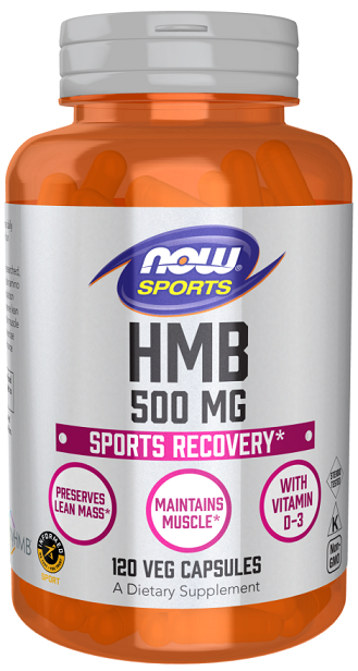 NOW Foods HMB, 500mg - 120 vcaps - Amino Acids and BCAAs at MySupplementShop by NOW Foods