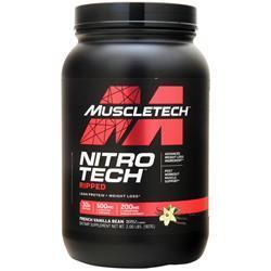 MuscleTech Nitro-Tech Ripped, French Vanilla Bean - 907 grams | High-Quality Protein | MySupplementShop.co.uk