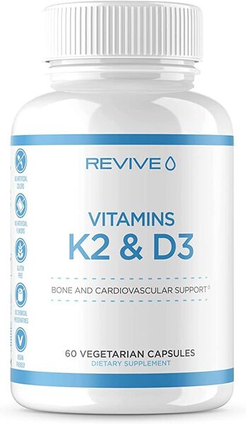 Revive Vitamins K2 + D3 - 60 vcaps | High-Quality Sports Supplements | MySupplementShop.co.uk