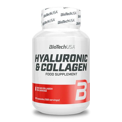 BioTechUSA Hyaluronic and Collagen - 100 caps - Sports Supplements at MySupplementShop by BioTechUSA