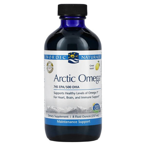 Nordic Naturals Arctic Omega, Lemon - 237 ml. | High-Quality Diet & Nutrition | MySupplementShop.co.uk