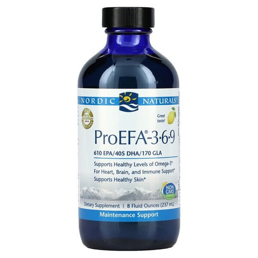 Nordic Naturals ProEFA - 3.6.9, Lemon - 237 ml. | High Quality Omega-3 and Fish Oils Supplements at MYSUPPLEMENTSHOP.co.uk