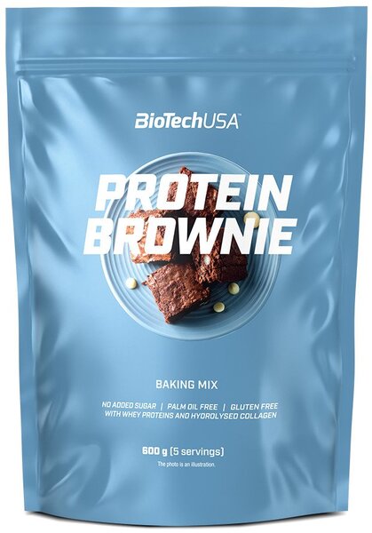 BioTechUSA Protein Brownie - 600g | High-Quality Whey Proteins | MySupplementShop.co.uk