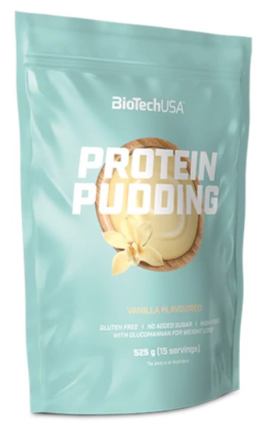 BioTechUSA Protein Pudding, Vanilla - 525g | High-Quality Whey Proteins | MySupplementShop.co.uk