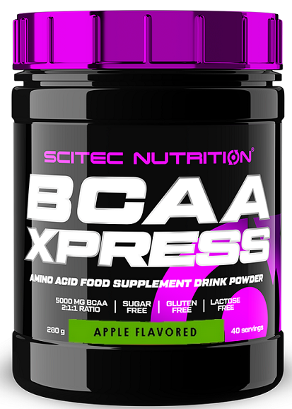SciTec Bcaa Xpress, Apple - 280 grams | High-Quality Amino Acids and BCAAs | MySupplementShop.co.uk