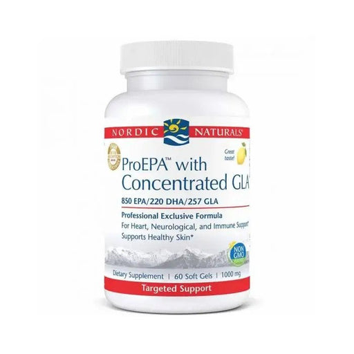 Nordic Naturals ProEPA with Concentrated GLA, Lemon - 60 softgels | High-Quality Health and Wellbeing | MySupplementShop.co.uk