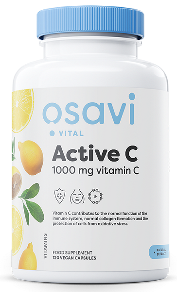 Osavi Active C, 1000mg Vitamin C - 120 vegan caps - Vitamin C at MySupplementShop by Osavi