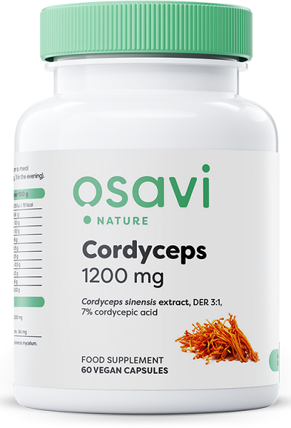 Osavi Cordyceps, 1200mg - 60 vegan caps | High-Quality Combination Multivitamins & Minerals | MySupplementShop.co.uk