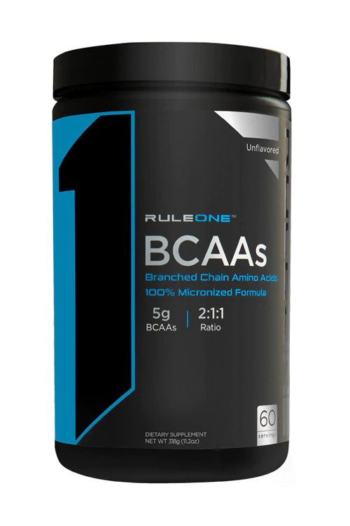 Rule One BCAAs, Unflavored - 318 grams | High-Quality Amino Acids and BCAAs | MySupplementShop.co.uk