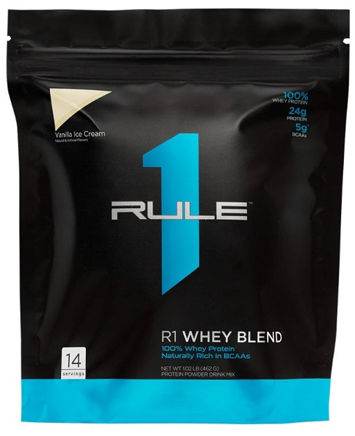 Rule One R1 Whey Blend, Vanilla Ice Cream - 462 grams | High-Quality Protein | MySupplementShop.co.uk