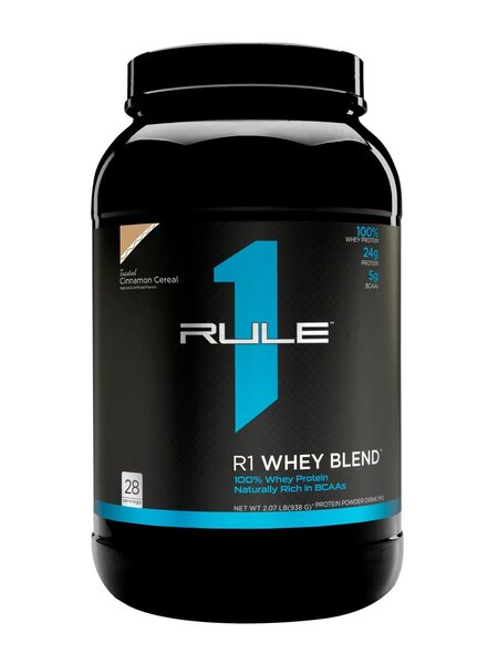 Rule One R1 Whey Blend, Toasted Cinnamon Cereal - 938 grams | High-Quality Protein | MySupplementShop.co.uk