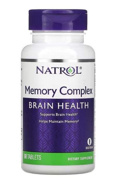 Natrol Memory Complex - 60 tabs - Health and Wellbeing at MySupplementShop by Natrol