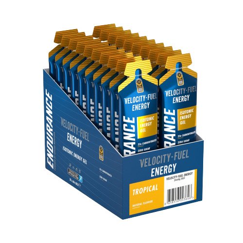 Applied Nutrition Endurance Energy Isotonic Energy Gel, Tropical (EAN 658556043646) - 20 x 60g - Default Title - Endurance & Energy at MySupplementShop by Applied Nutrition