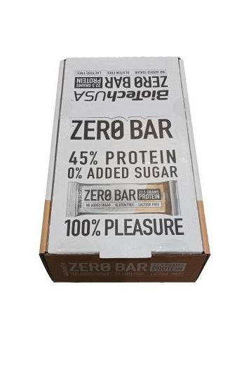 BioTechUSA Zero Bar, Cappuccino - 20 x 50g | High-Quality Health Foods | MySupplementShop.co.uk
