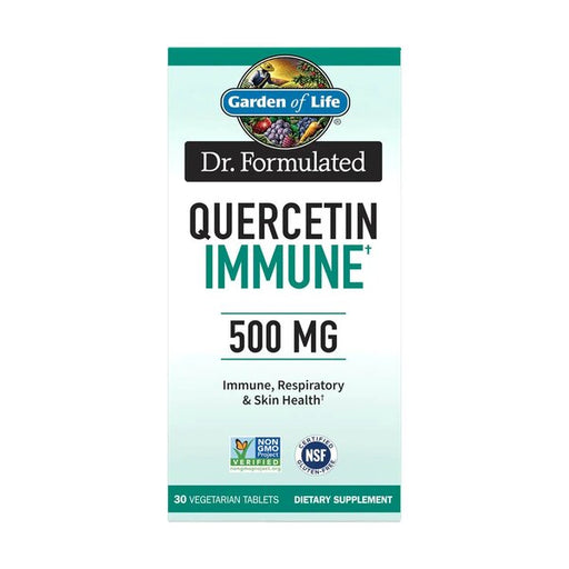Garden of Life Dr. Formulated Quercetin Immune, 500mg - 30 vegetarian tabs | High-Quality Immune System Support | MySupplementShop.co.uk