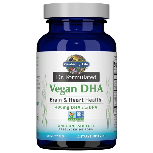 Garden of Life Dr. Formulated Vegan DHA - 30 softgels - Health and Wellbeing at MySupplementShop by Garden of Life