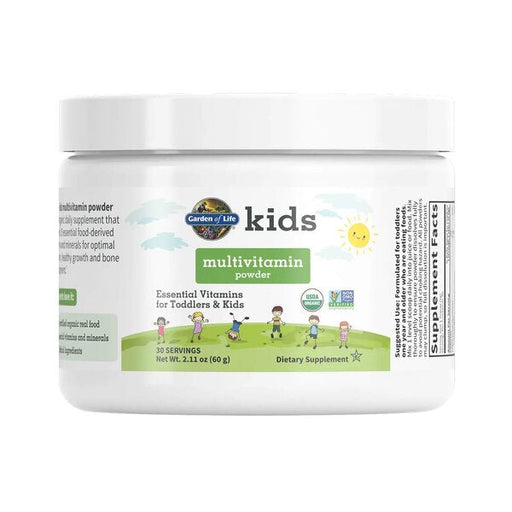 Garden of Life Kids Multivitamin Powder - 60g | High-Quality Vitamins & Minerals | MySupplementShop.co.uk