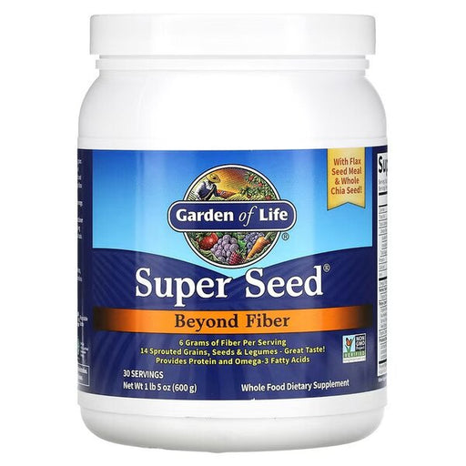 Garden of Life Super Seed, Powder - 600g | High-Quality Health Foods | MySupplementShop.co.uk